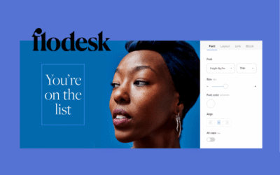 Cómo diseñar correos electrónicos atractivos en Flodesk
